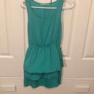 Turquoise dress